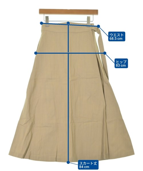 ebure（エブール）ロング・マキシ丈スカート ベージュ サイズ:36(S位) レディース/2200631201786