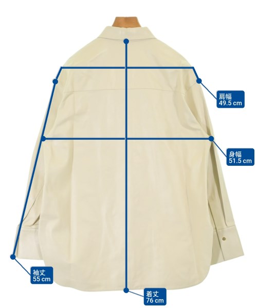 ebure（エブール）カジュアルシャツ ベージュ サイズ:38(M位) レディース/2200631202264