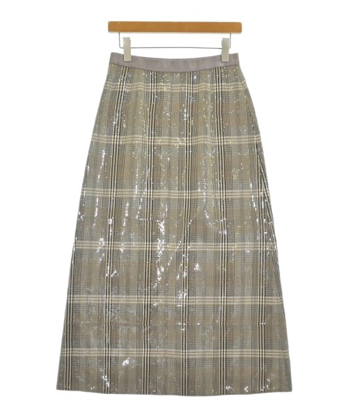 ebure（エブール）ロング・マキシ丈スカート 茶 サイズ:38(M位) レディース/2200631202332