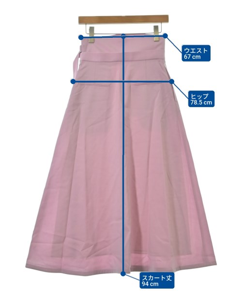 ebure（エブール）ロング・マキシ丈スカート ピンク サイズ:36(S位) レディース/2200631202370