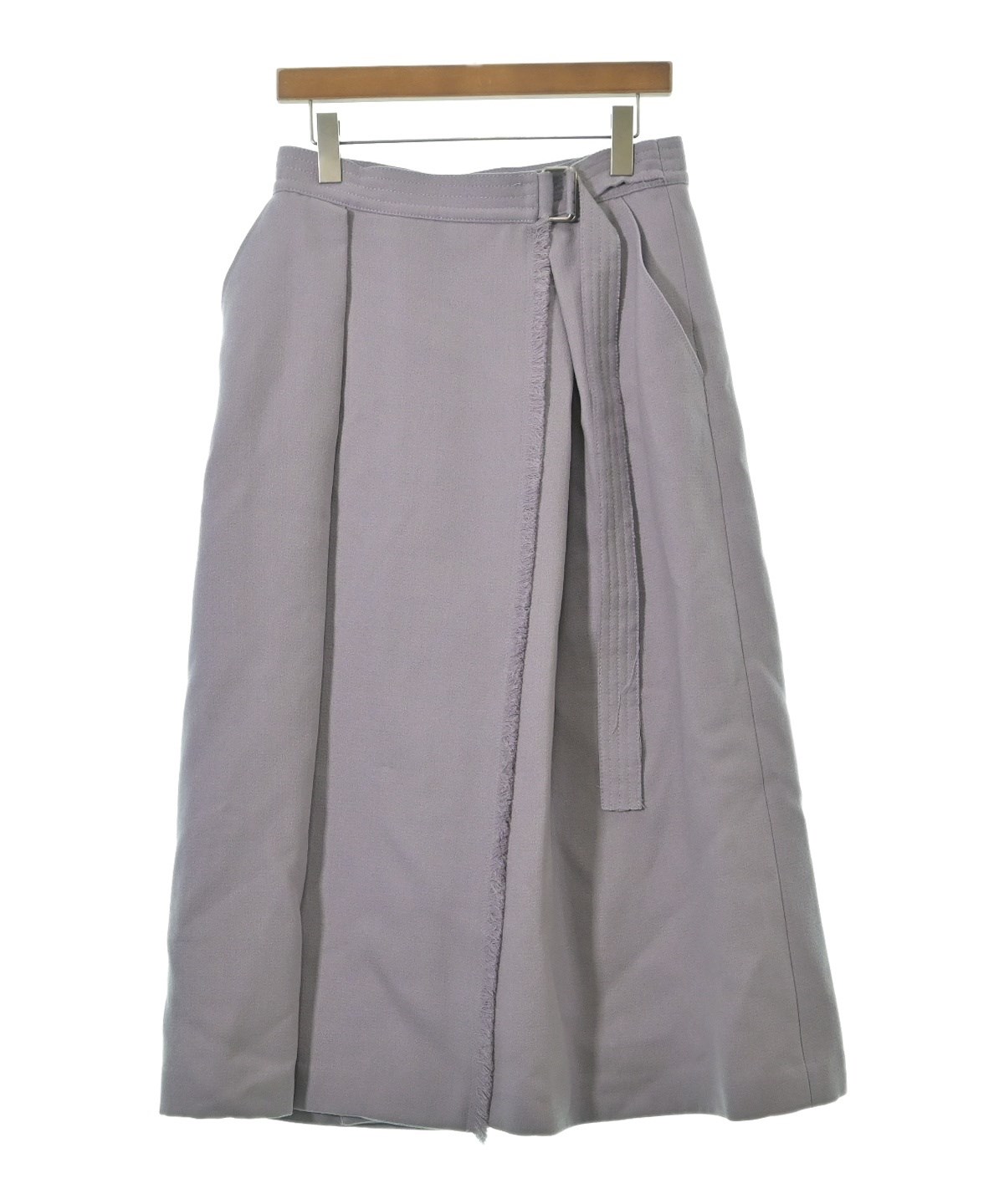 ebure ロングスカート　　新品未使用 ebure（エブール）ロング・マキシ丈スカート 紫 サイズ:40(M位