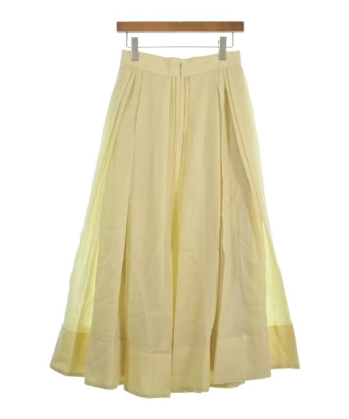 ebure（エブール）ロング・マキシ丈スカート 黄 サイズ:38(M位) レディース/2200631202578