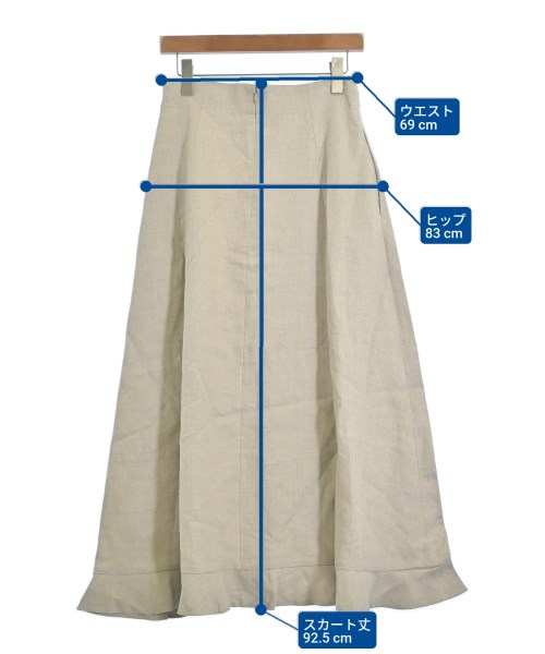 ebure（エブール）ロング・マキシ丈スカート ベージュ サイズ:38(M位) レディース/2200631202585