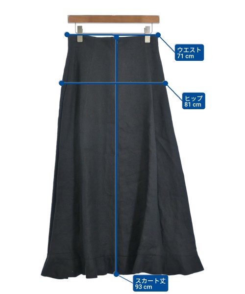 ebure（エブール）ロング・マキシ丈スカート 黒 サイズ:38(M位) レディース/2200631202660
