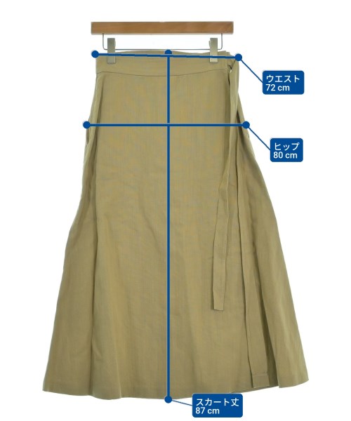 ebure（エブール）ロング・マキシ丈スカート ベージュ サイズ:36(S位) レディース/2200631202837