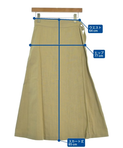 ebure（エブール）ロング・マキシ丈スカート ベージュ サイズ:36(S位) レディース/2200631202844