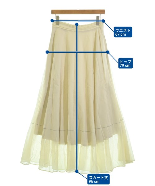 ebure（エブール）ロング・マキシ丈スカート ベージュ サイズ:38(M位) レディース/2200631203087