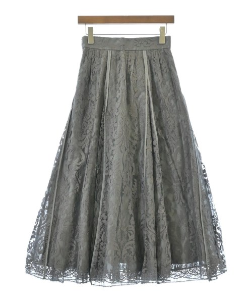 ebure（エブール）ロング・マキシ丈スカート グレー サイズ:36(S位) レディース/2200631203094