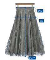 ebure（エブール）ロング・マキシ丈スカート グレー サイズ:36(S位) レディース/2200631203094