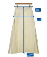 ebure（エブール）ロング・マキシ丈スカート 白 サイズ:38(M位) レディース/2200631203179