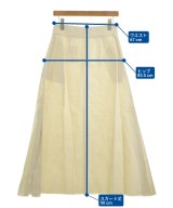 ebure（エブール）ロング・マキシ丈スカート 白 サイズ:38(M位) レディース/2200631203186