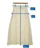 ebure（エブール）ロング・マキシ丈スカート 白 サイズ:38(M位) レディース/2200631203193