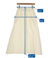 ebure（エブール）ロング・マキシ丈スカート 白 サイズ:36(S位) レディース/2200631203216