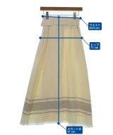 ebure（エブール）ロング・マキシ丈スカート 白 サイズ:38(M位) レディース/2200631203612