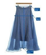 ebure（エブール）ロング・マキシ丈スカート 青 サイズ:38(M位) レディース/2200631203629