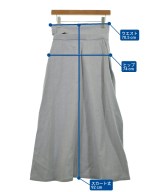 ebure（エブール）ロング・マキシ丈スカート グレー サイズ:36(S位) レディース/2200631203698