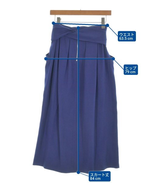 ebure（エブール）ロング・マキシ丈スカート 青 サイズ:38(M位) レディース/2200631203728