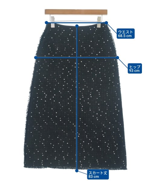 ebure（エブール）ロング・マキシ丈スカート 紺 サイズ:38(M位) レディース/2200631203827