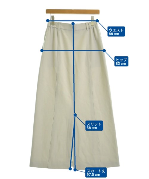 ebure（エブール）ロング・マキシ丈スカート グレー サイズ:38(M位) レディース/2200631210184