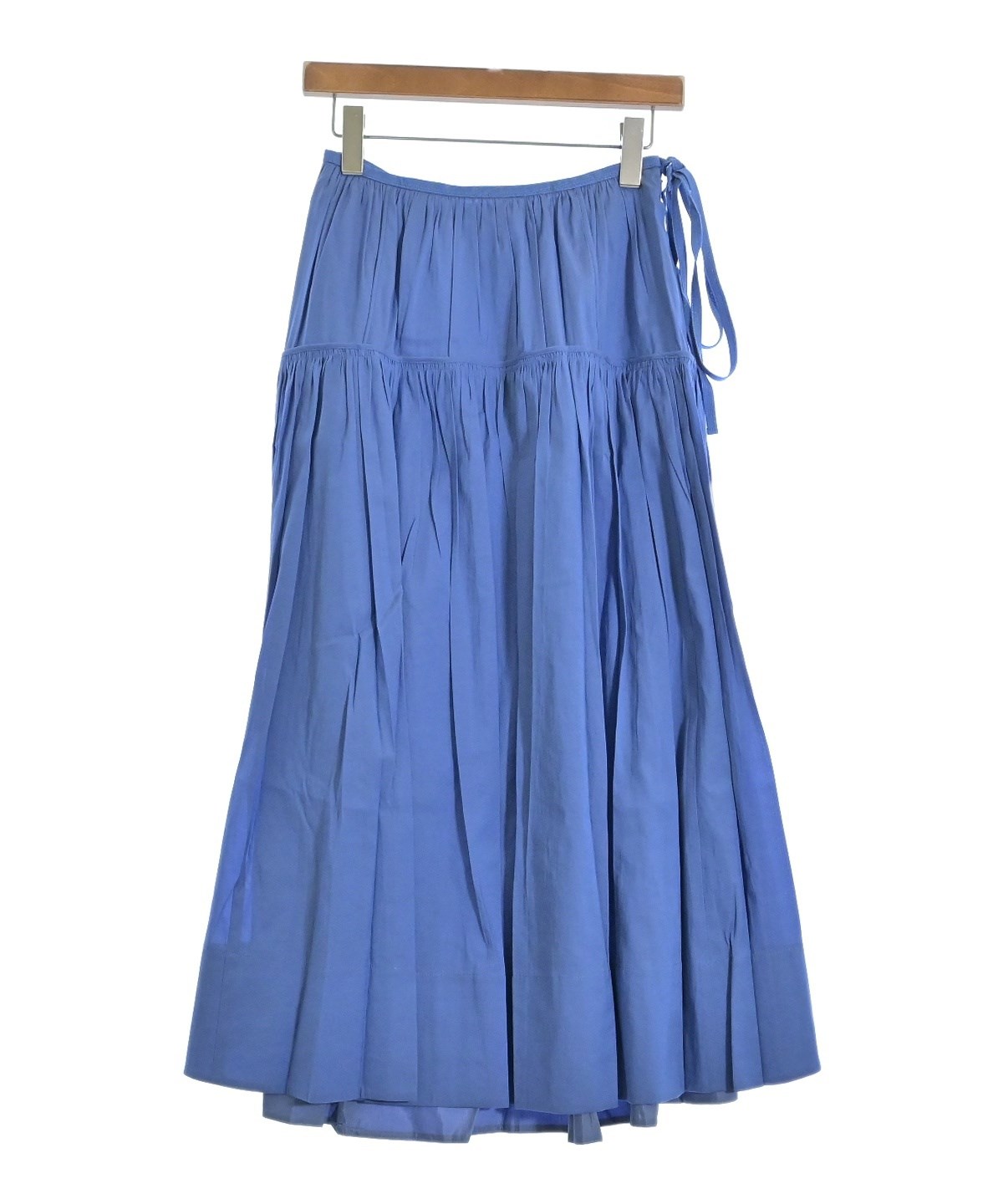ebure（エブール）ロング・マキシ丈スカート 青 サイズ:36(S位