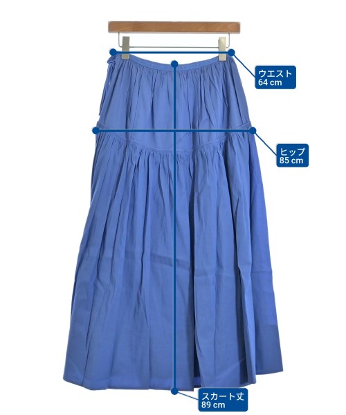 ebure（エブール）ロング・マキシ丈スカート 青 サイズ:36(S位) レディース/2200631214823