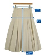 ebure（エブール）ロング・マキシ丈スカート 白 サイズ:38(M位) レディース/2200631215035
