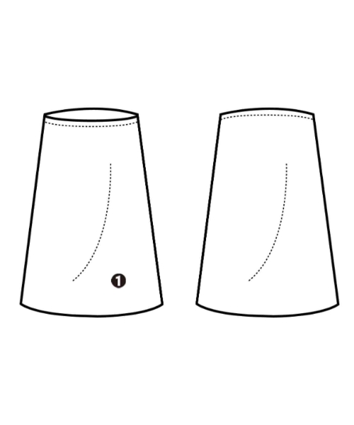 ebure（エブール）ロング・マキシ丈スカート 白 サイズ:38(M位) レディース/2200631215080