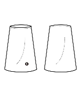 ebure（エブール）ロング・マキシ丈スカート 白 サイズ:38(M位) レディース/2200631215080