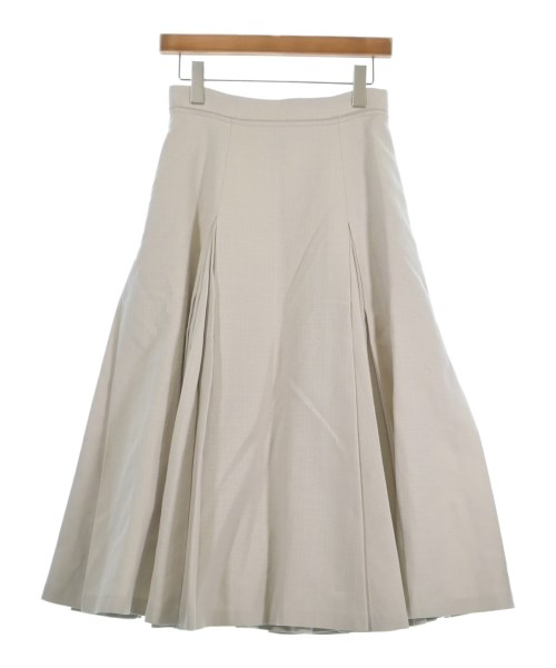 ebure(エブール)ロング・マキシ丈スカート 白 サイズ:38(M位)/2200631215219