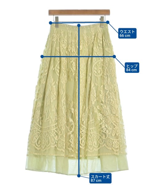 ebure（エブール）ロング・マキシ丈スカート 緑 サイズ:36(S位) レディース/2200631217190