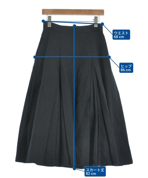 ebure（エブール）ロング・マキシ丈スカート 紺 サイズ:38(M位) レディース/2200631217237