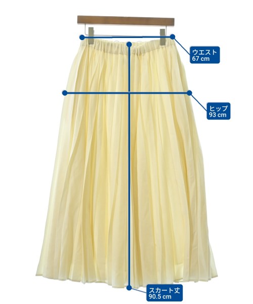 ebure（エブール）ロング・マキシ丈スカート 白 サイズ:36(S位) レディース/2200631217244