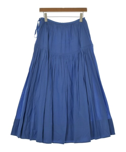 ebure（エブール）ロング・マキシ丈スカート 青 サイズ:38(M位) レディース/2200631217251