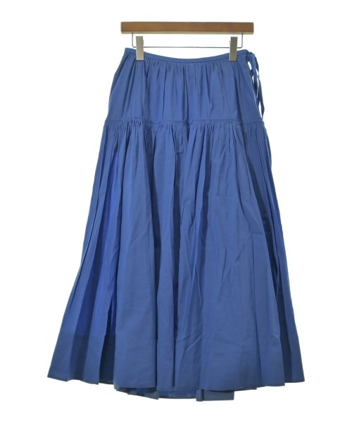 ebure(エブール)ロング・マキシ丈スカート 青 サイズ:38(M位)/2200631220145