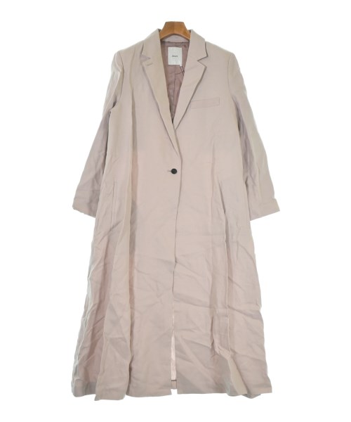 ebure(エブール)チェスターコート ピンク サイズ:38(M位)/2200631223177