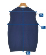 ebure（エブール）ベスト/ノースリーブ 紺 サイズ:38(M位) レディース/2200631224761