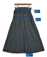 ebure（エブール）ロング・マキシ丈スカート グレー サイズ:36(S位) レディース/2200631224853