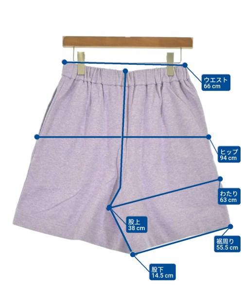 ebure（エブール）ショートパンツ 紫 サイズ:-(M位) レディース/2200631225676