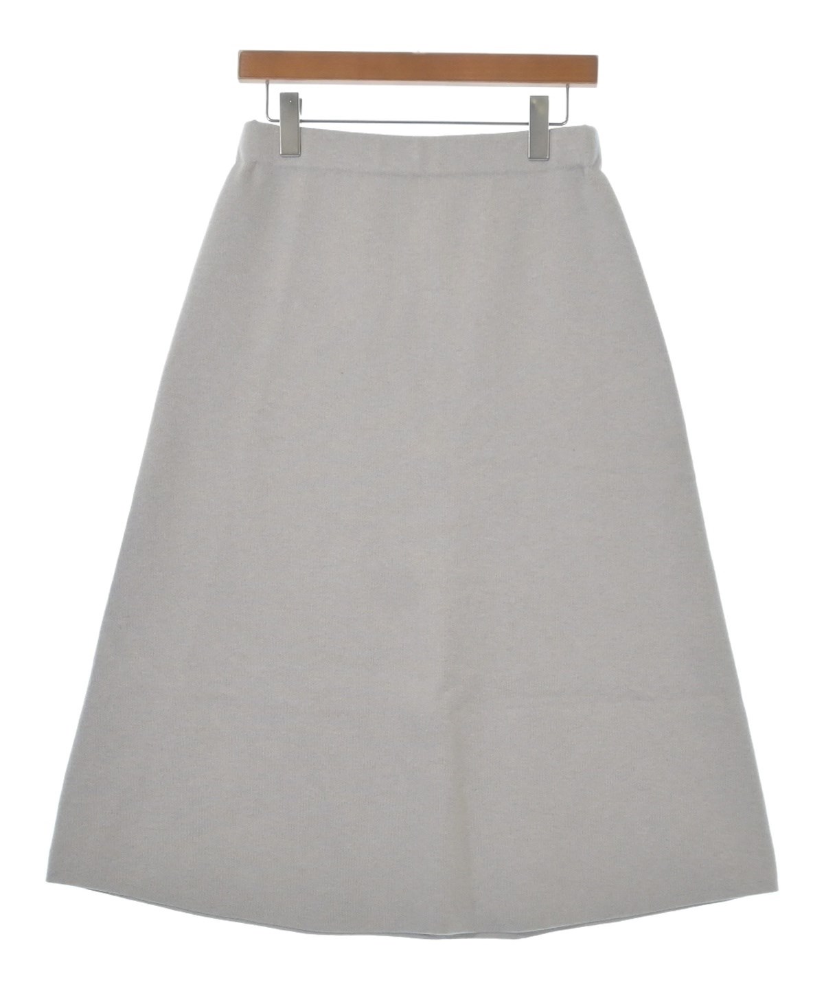 ebure（エブール）ロング・マキシ丈スカート グレー サイズ:F