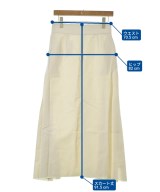 ebure（エブール）ロング・マキシ丈スカート 白 サイズ:38(M位) レディース/2200631226963