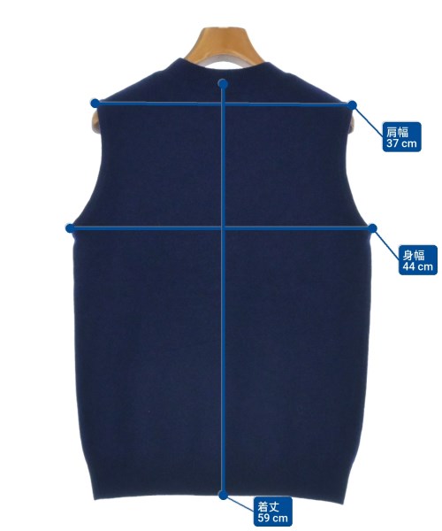 ebure（エブール）ニット・セーター 紺 サイズ:38(M位) レディース/2200631231295