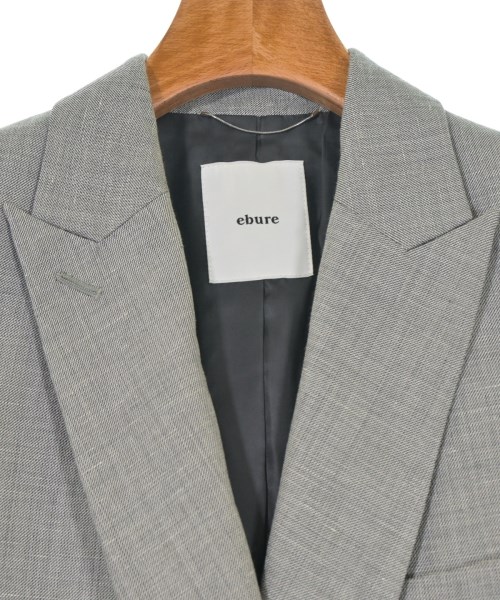 ebure（エブール）テーラードジャケット グレー サイズ:38(M位) レディース/2200633974053