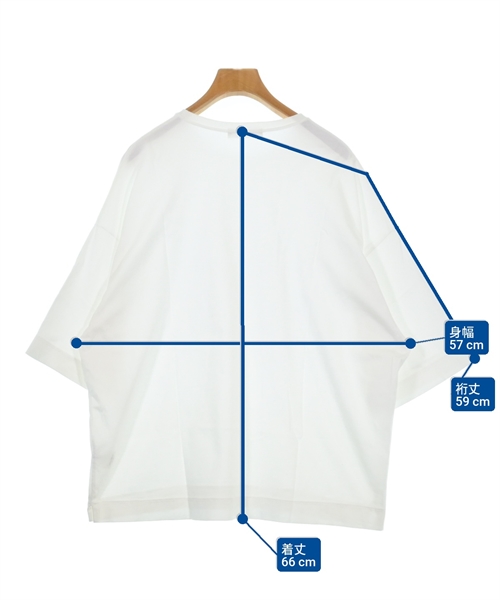 ebure（エブール）Tシャツ・カットソー 白 サイズ:38(M位) レディース/2200613356022