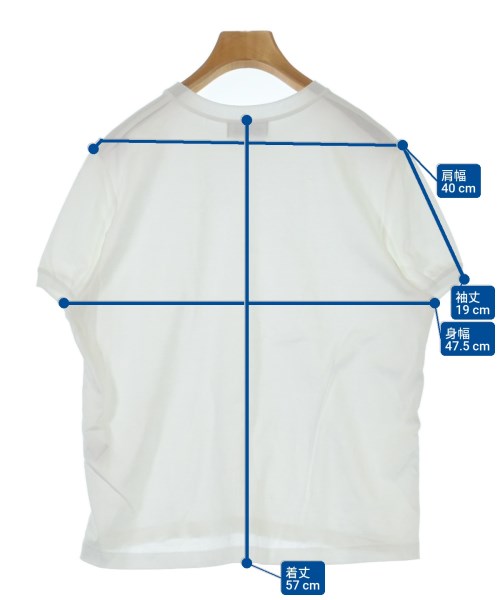 ebure（エブール）Tシャツ・カットソー 白 サイズ:38(M位) レディース/2200610407031