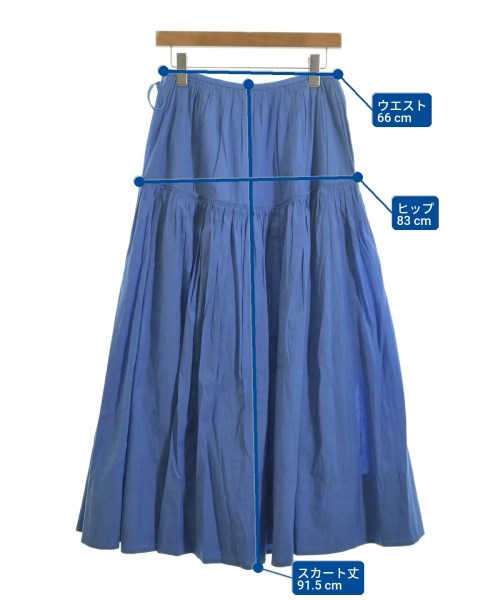ebure（エブール）ロング・マキシ丈スカート 青 サイズ:38(M位) レディース/2200615459073