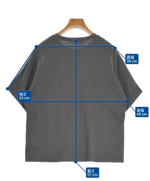 ebure（エブール）Tシャツ・カットソー グレー サイズ:38(M位) レディース/2200610177040