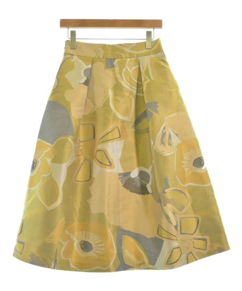 ebure（エブール）ロング・マキシ丈スカート 黄 サイズ:36(S位) レディース/2200619716080