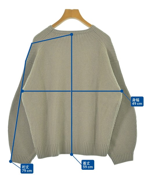 ebure（エブール）ニット・セーター グレー サイズ:F レディース/2200673659071