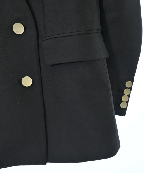 ebure（エブール）ノーカラージャケット 黒 サイズ:36(S位) レディース/2200674640016