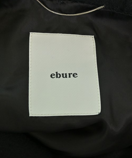 ebure（エブール）ダッフルコート 黒 サイズ:36(S位) レディース/2200671850029